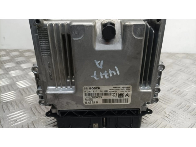 Блок управления двигателя 9841351080, 0281037198   Peugeot 208