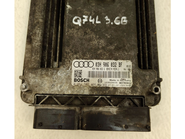 Řídící jednotka 03H906032BF, 0261S02436   Audi Q7 4L 2007