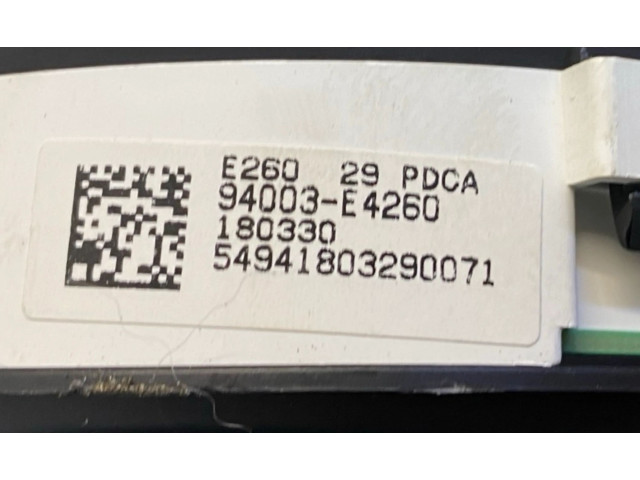 Přístrojová deska KIA Soul 2018 94003E4260, 180330