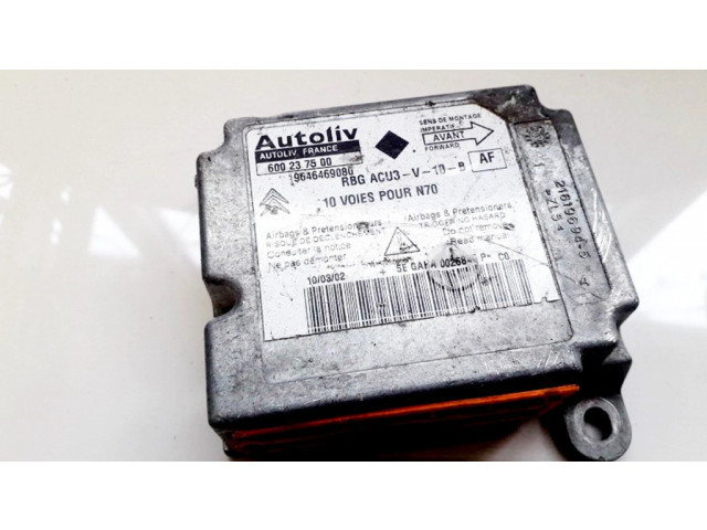 Блок подушек безопасности 9646469080, 600 23 75 00 Citroen Xsara