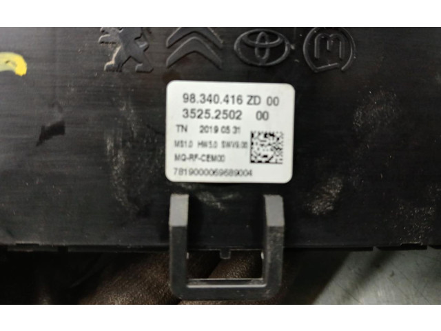 Блок управления климат-контролем 98340416   Peugeot Partner III