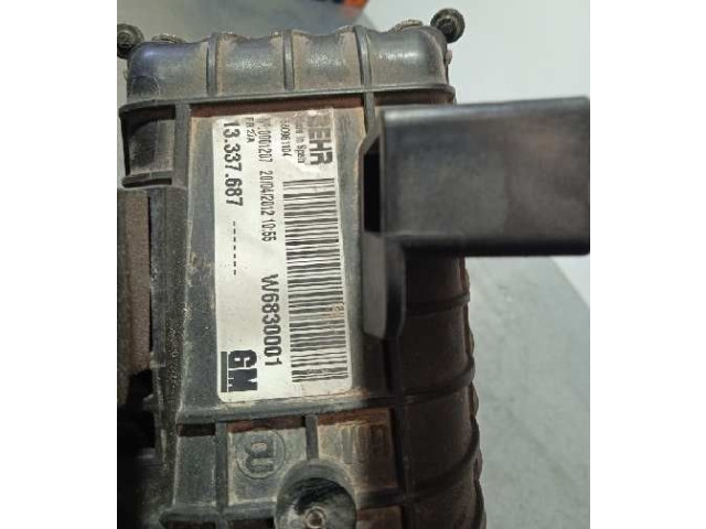 Радиатор интеркулера 13337687   Opel  Meriva B  2010 - 2016 года