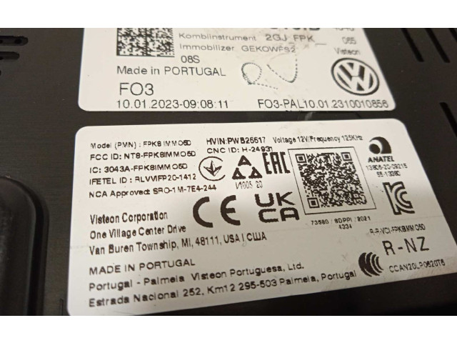 Přístrojová deska Volkswagen T-Roc 2023 2GJ920310B