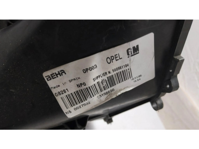 Вентилятор печки    93446   Opel Meriva A