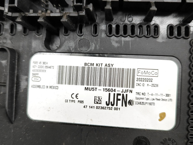 Блок комфорта MU5T15604JJFN Ford Mustang Mach-E