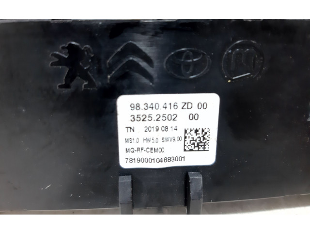 Блок управления климат-контролем 98340416ZD, 148843 Peugeot Partner III