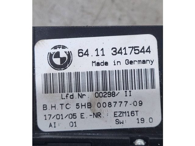 Блок управления климат-контролем 3417544, EZM16T   BMW X3 E83