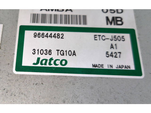 Блок управления двигателем Блок управления 96644482, ETCJ505   Chevrolet Matiz