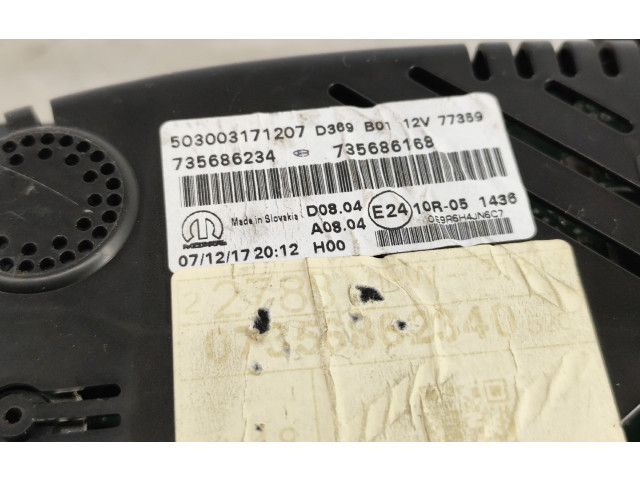 Панель приборов 735686234, 503003171207 Jeep Renegade