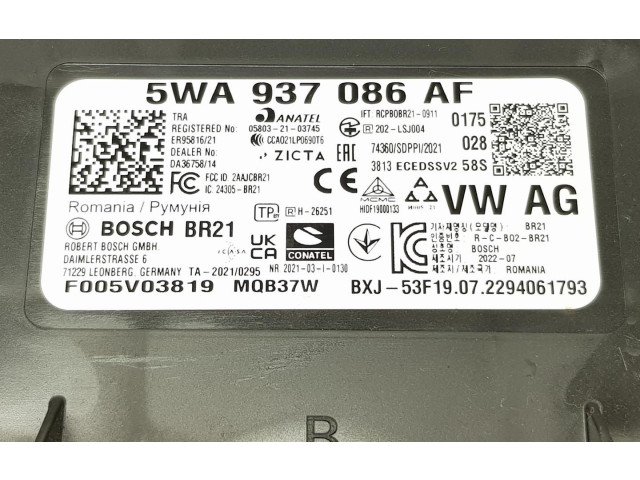 Блок управления 5WA937086AF, 5WA937086AP   Cupra Leon