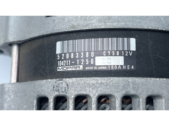 Генератор 1042111250, 52083380 Jeep Renegade 1.0