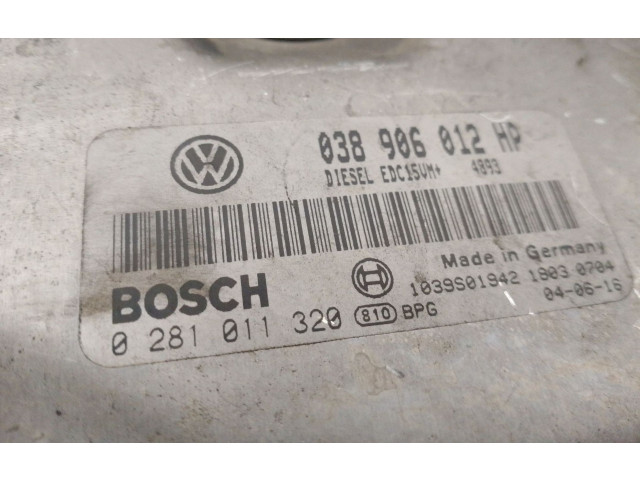 Блок управления двигателя 038906012HP, 0281011320BOSCH   Seat Ibiza III (6L)