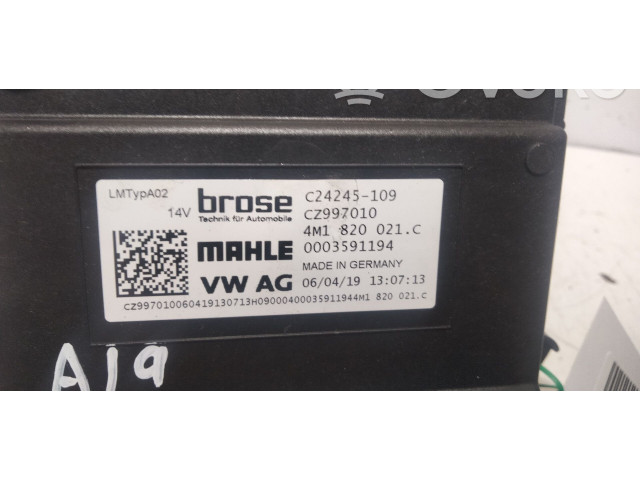 Вентилятор печки 4M1820021C Audi A6 C7