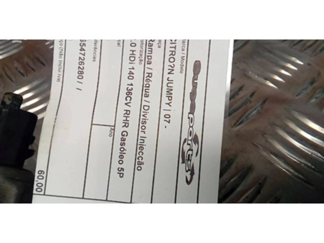 Vstřikovací lišta 9654726280 Citroen Jumpy pro naftový motor