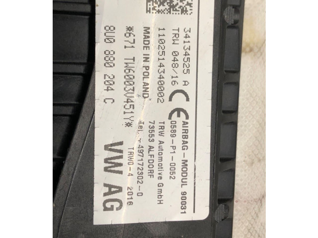 Подушка безопасности пассажира 8U0880204C Audi Q3 8U