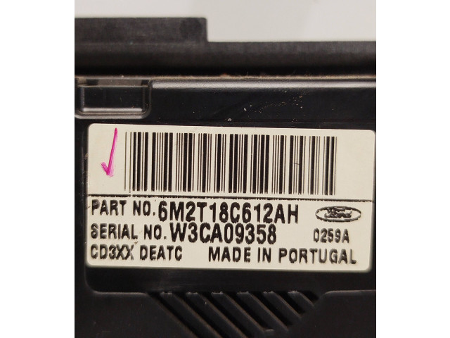 Блок управления климат-контролем 6M2T18C612AH, 0259A Ford S-MAX