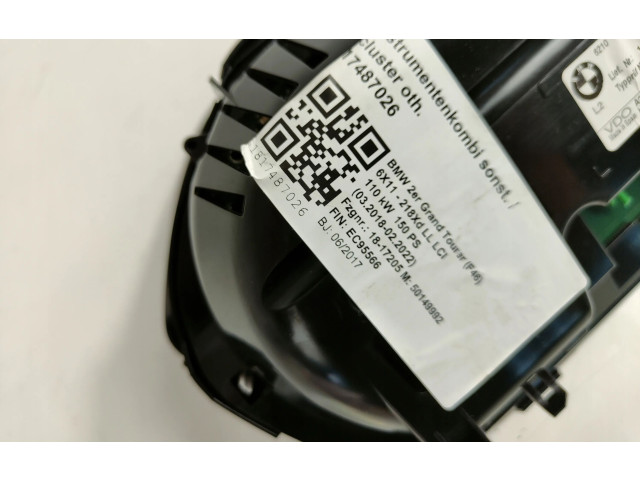 Přístrojová deska BMW X2 F39 2018 8713079