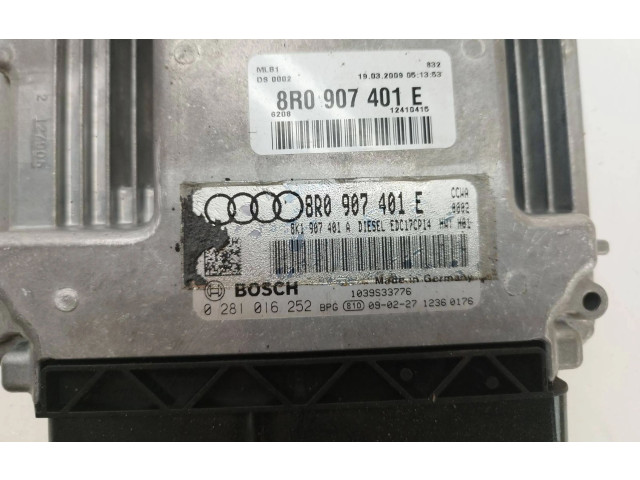 Блок управления двигателя 8R0907401E, 8K1907401A   Audi Q5 SQ5