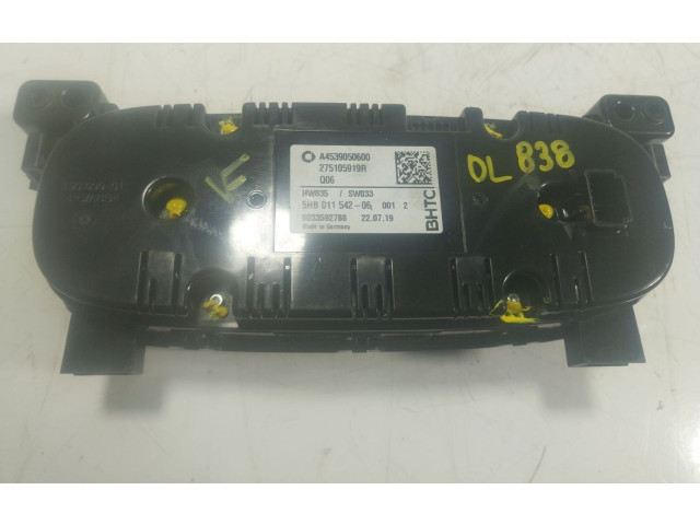 Блок управления климат-контролем A4539050600, 275105919R Smart ForFour II W453