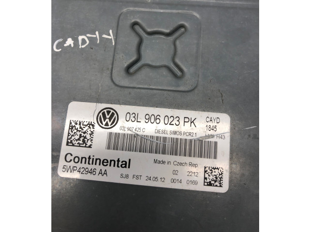 Řídící jednotka 03L906023PK, 5WP42946AA Volkswagen Caddy 2012