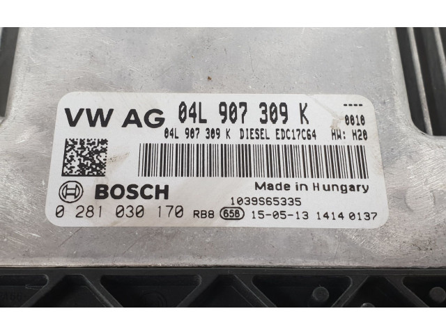 Блок управления двигателя 04L907309K, 04L906016BF Audi Q3 8U