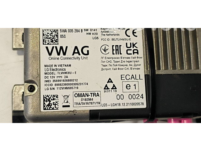 Модуль кузова 5WA035284E Skoda Karoq для двигателя DPCA