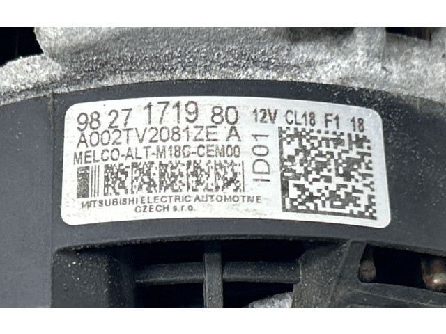 Генератор A002TV2081ZEA, 9827171980   Peugeot 5008 II      
