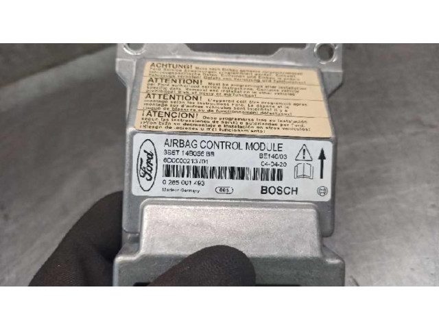 Блок подушек безопасности 3S5T14B056BB, 0285001493   Ford Ka