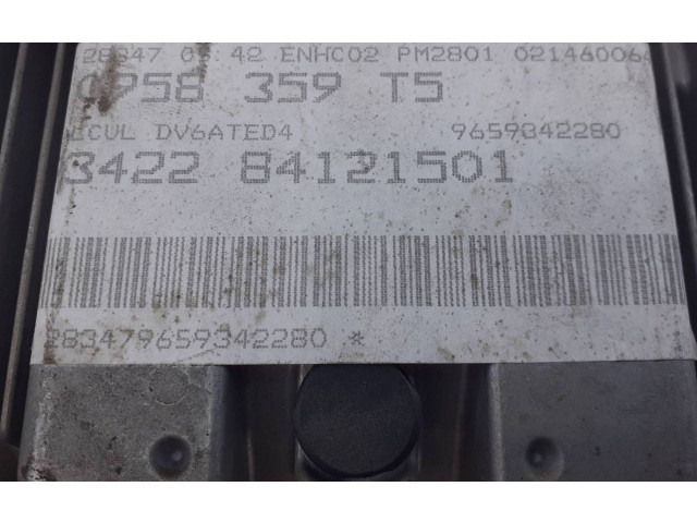 Блок управления двигателя 9659342280, 0281011863   Peugeot 307