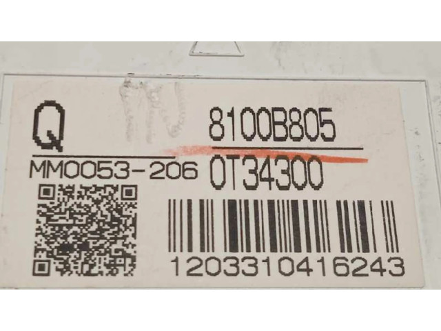 Панель приборов 8100B805, MM0053206 Mitsubishi ASX