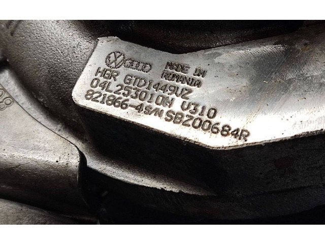  Турбина Audi A3 S3 8V  04L253010H, GTD1449VZ   для двигателя CUNA      