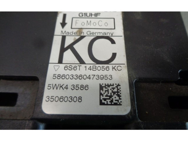 Блок подушек безопасности 6S6T14B056KC, 5WK43586   Ford Fusion