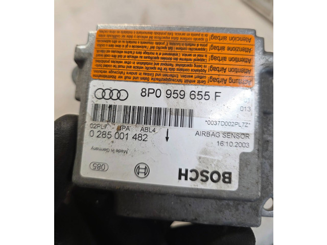 Блок подушек безопасности 8P0959655F, 0285001482 Audi A3 S3 8L