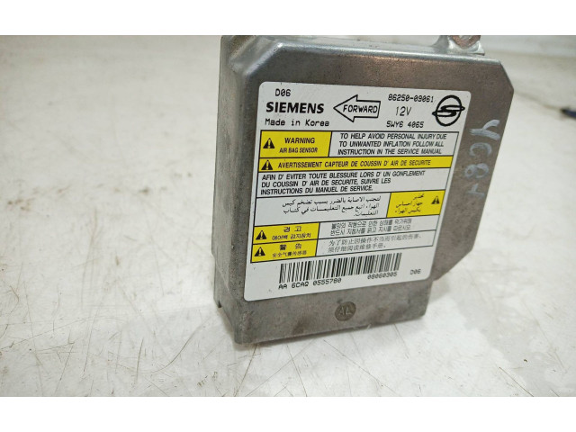 Блок подушек безопасности 8625009061, 8625009061 SsangYong Kyron