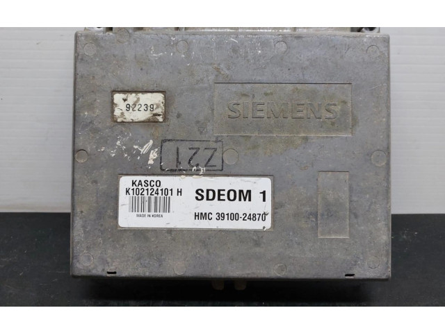 Блок управления двигателя K102124101H, 39100-24870   Hyundai Pony