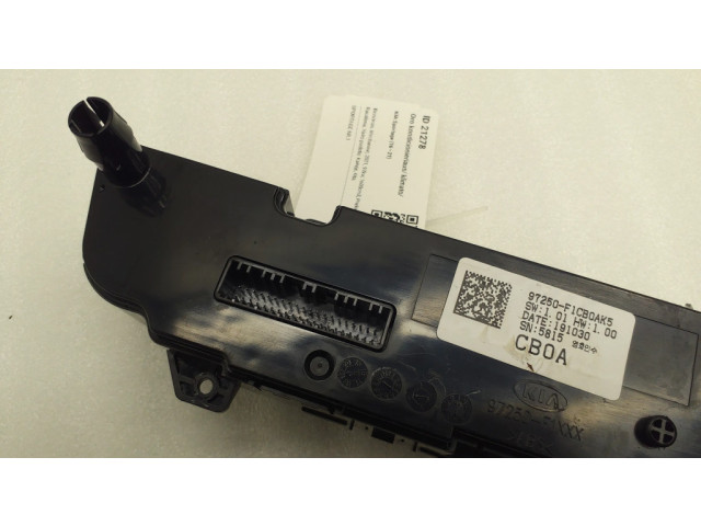 Блок управления климат-контролем 97250F1CB0AK5, 97250F1XXX   KIA Sportage