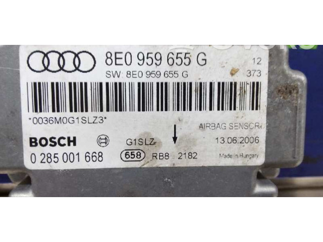 Блок подушек безопасности 8E0959655G, 0285001668 Audi A4 Allroad