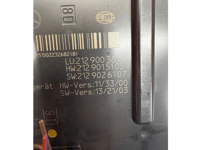 Блок комфорта 2129026107, 2129003826   Mercedes-Benz E W212   