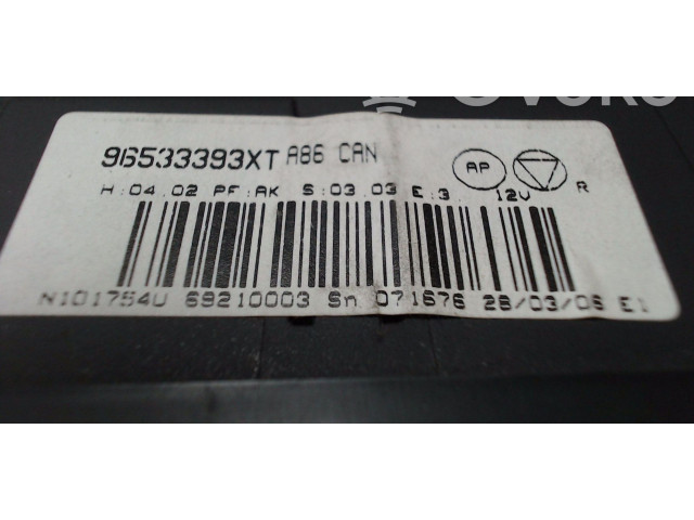 Блок управления климат-контролем 96533393XT, 6451C4 Citroen C2