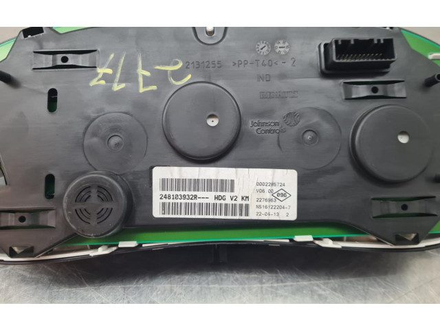 Панель приборов 248103932R, 0002285724 Dacia Lodgy