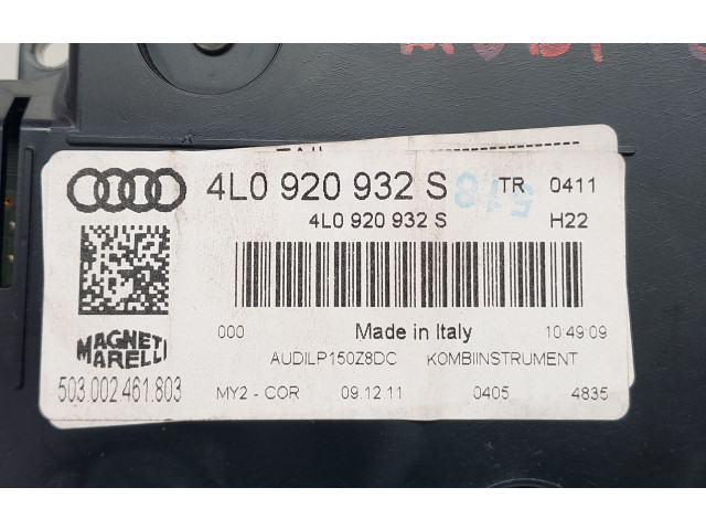 Přístrojová deska  Audi Q7 4L 2012 4L0920932S, 182998  