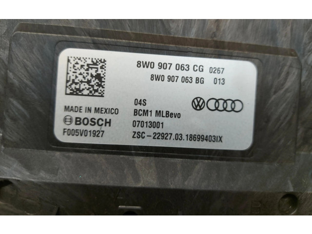 Блок комфорта 8W0907063CG Audi Q5 SQ5