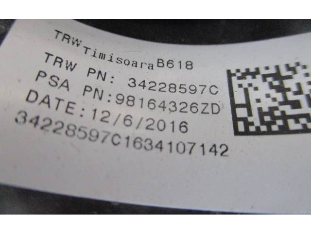 Руль Citroen C3  2016 -  года 98164326ZD      