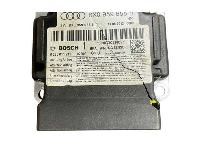 Блок подушек безопасности 8X0959655B, 0285011212   Audi A1