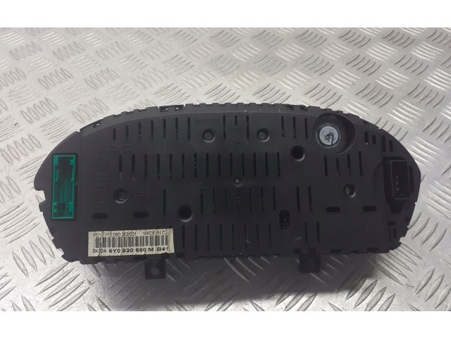 Панель приборов 6Y0920860 Skoda Fabia Mk1 (6Y)