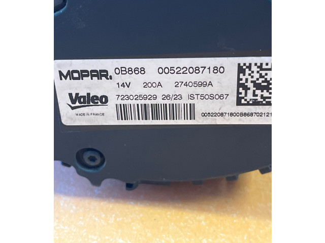 Pojistková skříňka Генератор 00522087180, 2740599A Fiat Panda III 2023