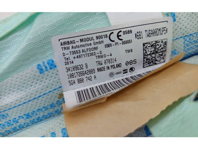Боковая подушка безопасности 5G4880742A, 34109632B   Volkswagen Golf VII