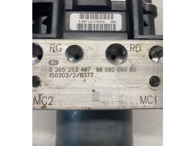 Jednotka ABS 9808066080, 5687L3170215 Peugeot 3008 I 2010