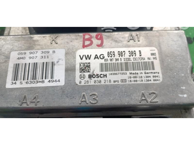 Řídící jednotka 0281030218, 059907309B Audi Q7 4L 2007