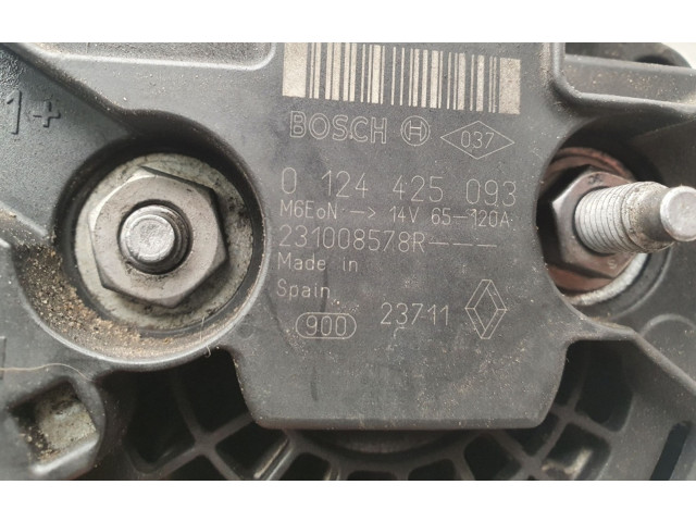 Генератор 231008578R, 0124425093 Renault Megane III 1.6